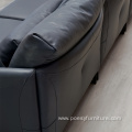 Classic Comfortable Leather Sofa for Living Room Furniture